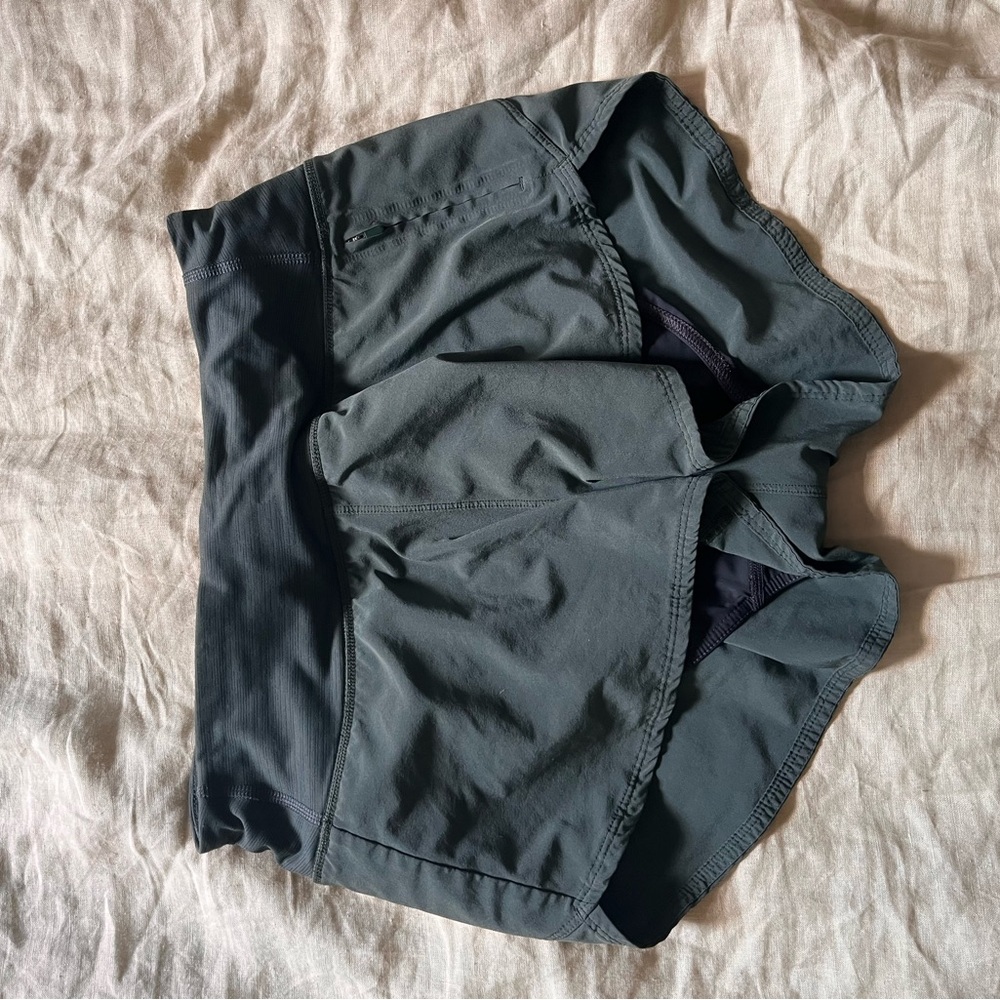 Outdoor Voices Women's Athletic Shorts - Dark Green